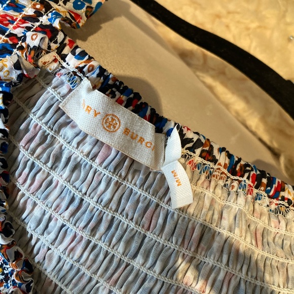 LAST CHANCE- TORY BURCH FLORAL COTTON DRESS - Picture 9 of 11